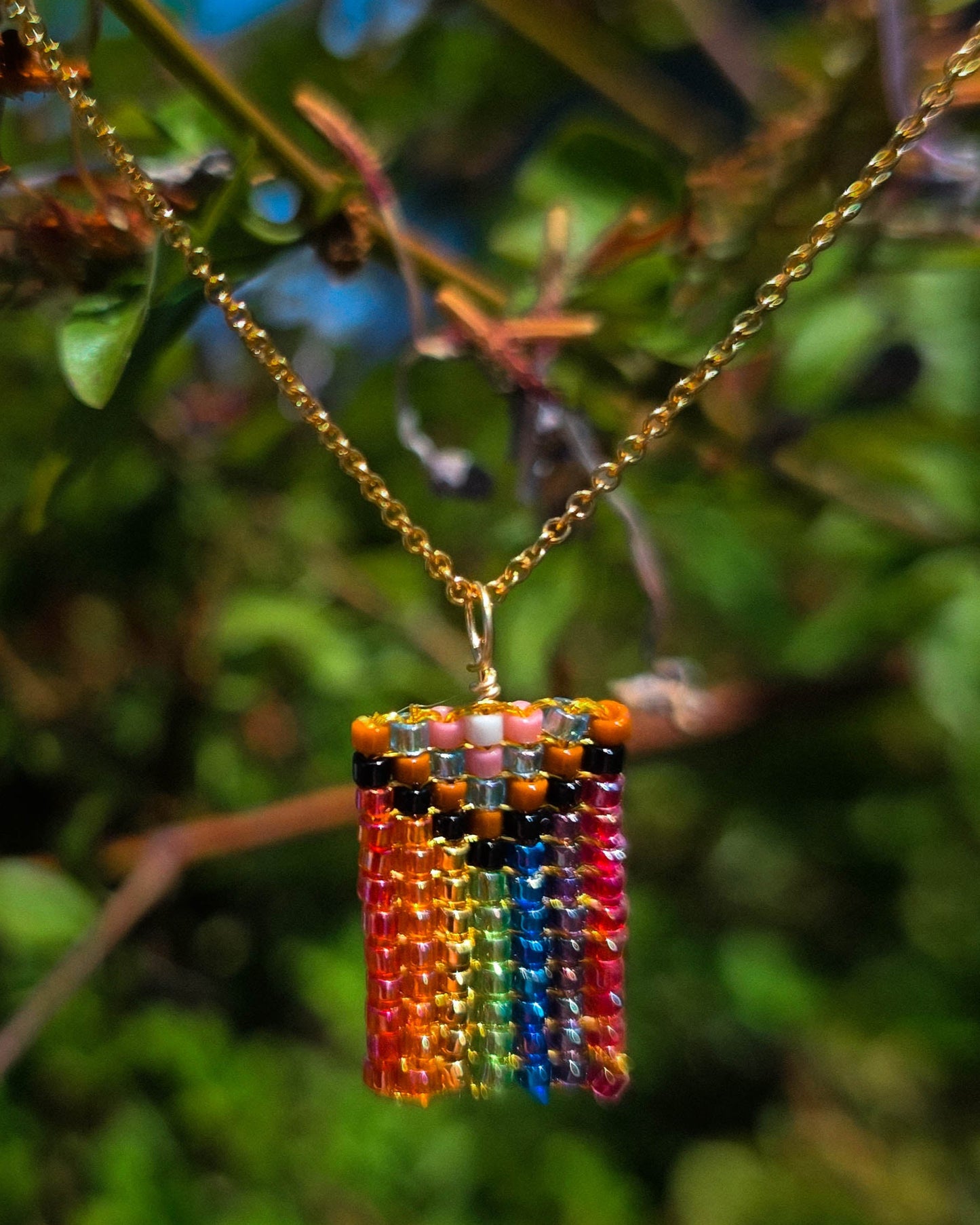 LGBTQIA+ Pride Flag Pendant