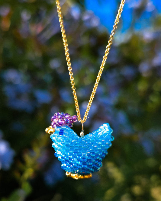 Blue Chicken Pendant